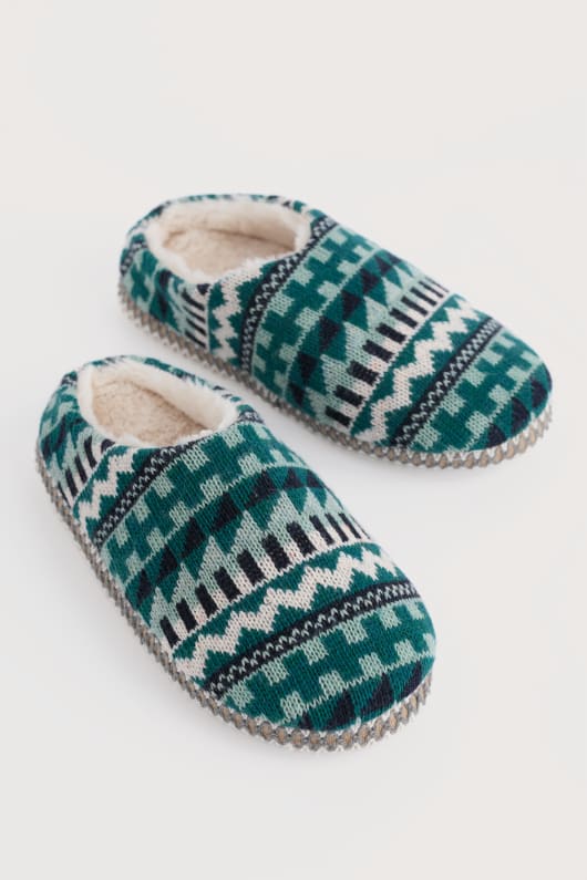 starry eyed fair isle toffel