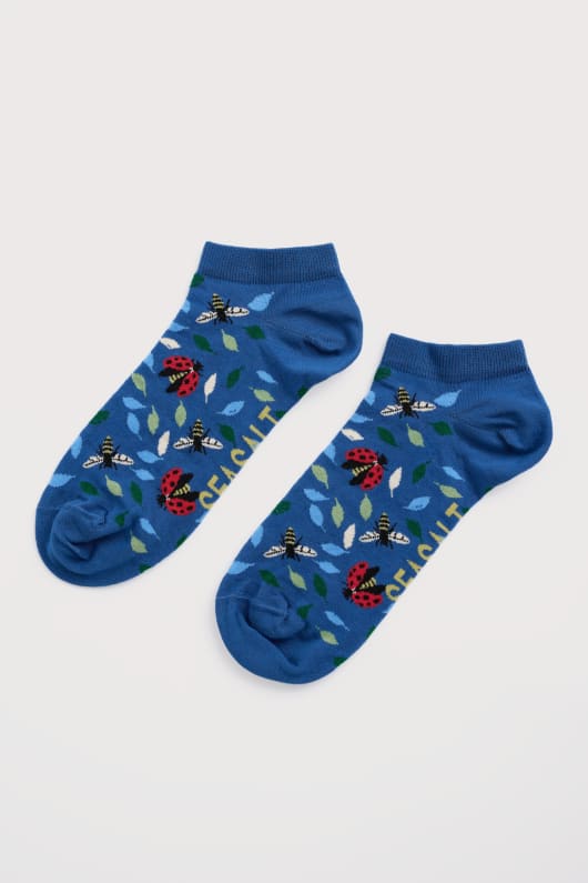 kvinnors arty ekologisk bomull trainer socks