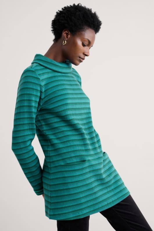 mawgan porth jacquard jersey tunika