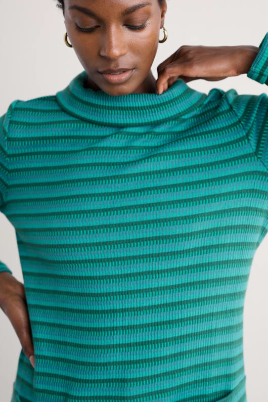 mawgan porth jacquard jersey tunika