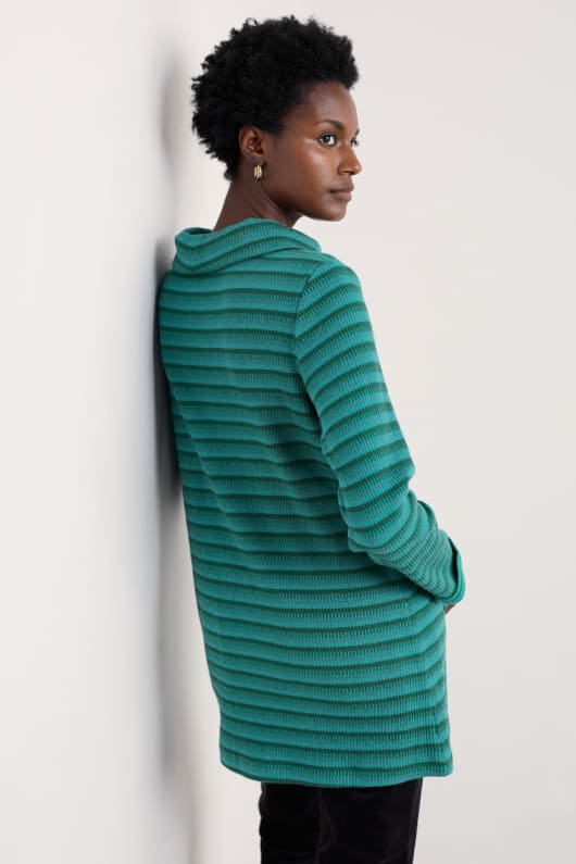 mawgan porth jacquard jersey tunika