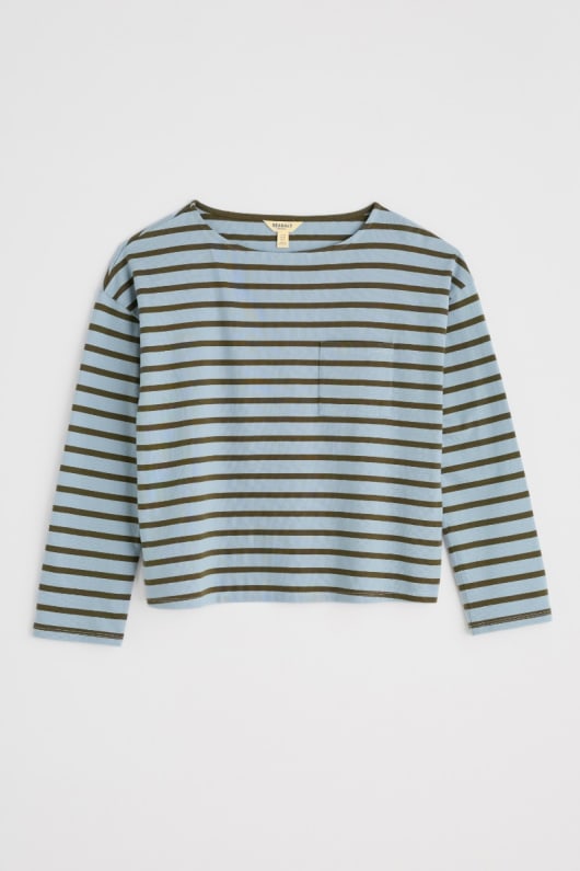 stranden båt ekologisk bomull jersey top