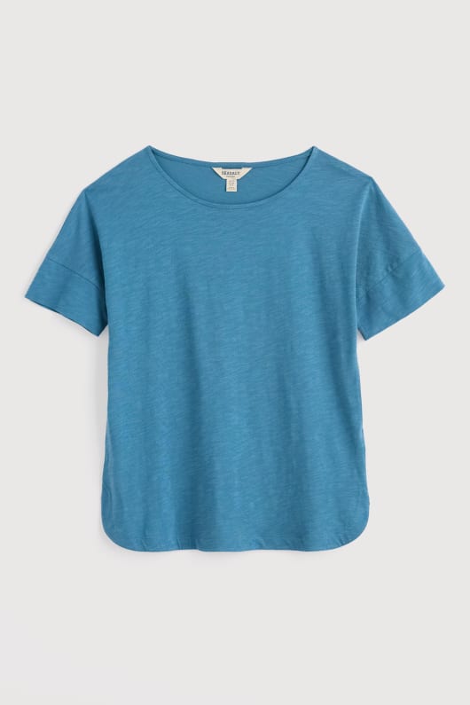 bryher visa t-shirt i gots-certifierad ekologisk bomull