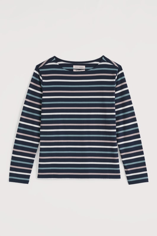 sjöman shirt i gots-certifierad ekologisk bomull jersey