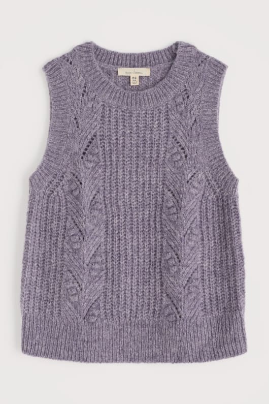 sand thistle mohair-blandning vest
