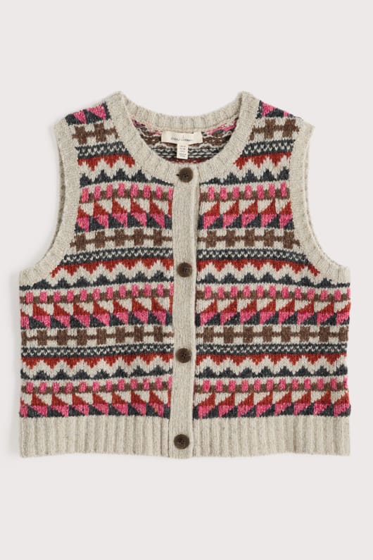 dawson plocka fair isle väst
