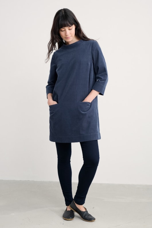 segla med stjärnorna needlecord tunika