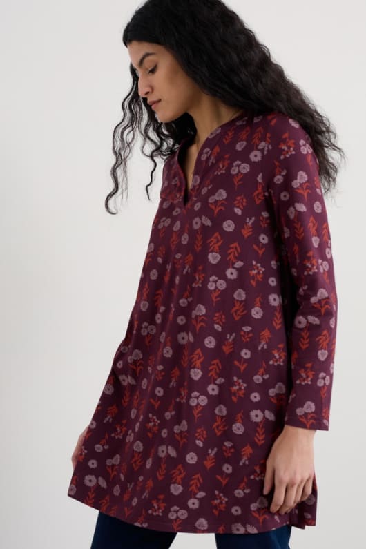 wreathe jersey tunika