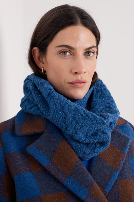 handweaver kabel-sticka snood
