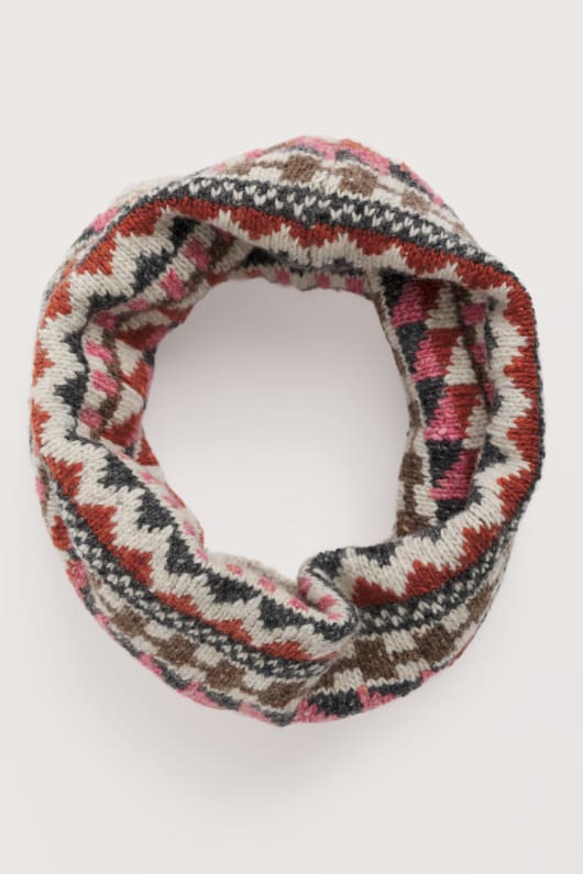 weatherhill fair isle ull blandning snood