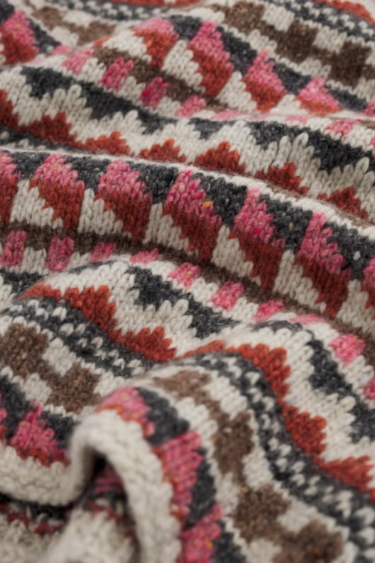 weatherhill fair isle ull blandning snood