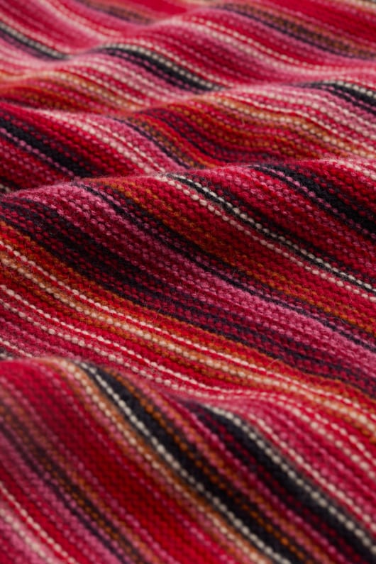 fruktig snood gjort med merino ull